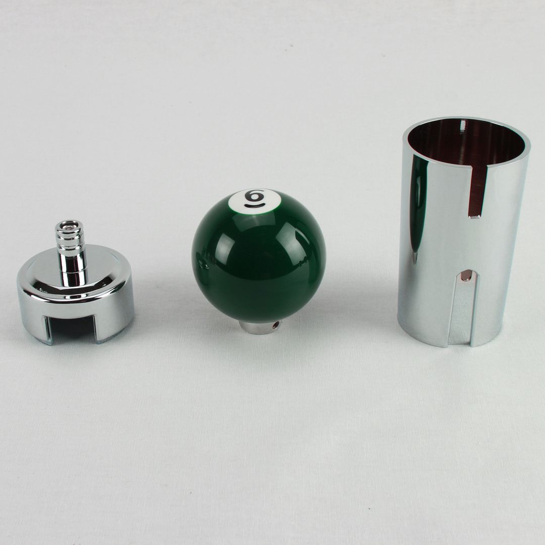 Green 6 Pool Ball Shift Knob Kit 13 15 18 Eaton Fuller Peterbilt